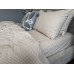 Постільна білизна Mini Bell Washed Cotton, кремова варена бавовна у тонку бежеву смужку