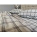 Постільна білизна Volcano Washed Cotton, варена бавовна в сіру клітку