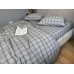 Постільна білизна Volcano Washed Cotton, варена бавовна в сіру клітку