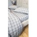 Постільна білизна Volcano Washed Cotton, варена бавовна в сіру клітку