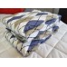 Комплект постільної білизни Ромб синій, Turkish flannel