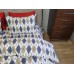 Комплект постільної білизни Ромб синій, Turkish flannel