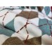 Комплект постільної білизни Ромб зелений, Turkish flannel