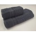 Рушники махрові жаккардові LUX COTTON AKASYA, 100% бавовна 520 г/м2, чорні, ТМ Gulcan Рушники махрові жаккардові LUX COTTON AKASYA, 100% бавовна 520 г/м2, чорні, ТМ Gulcan