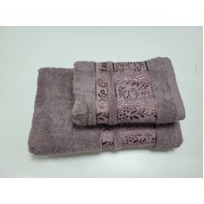 Рушники махрові VIP COTTON ROWAN, шоколад Рушники махрові VIP COTTON ROWAN, шоколад
