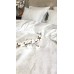Комплект постільної білизни Сатин JACQUARD, TIARA WHITE