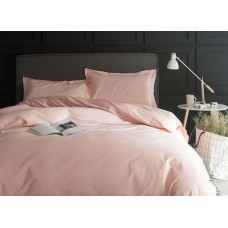 Комплект постільної білизни Сатин однотонний LIGHT PINK, №351 нав 50/70