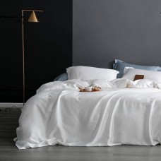 Комплект постільної білизни Сатин однотонний PREMIUM, WHITE