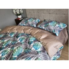 Комплект постільної білизни Сатин PREMIUM, TROPICS