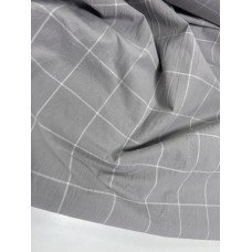 Комплект постільної білизни Gray plaid, Варена бавовна, ТМ Комфорт-текстиль Комплект постільної білизни Gray plaid, Варена бавовна, ТМ Комфорт-текстиль