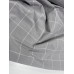 Комплект постільної білизни Gray plaid, Варена бавовна, ТМ Комфорт-текстиль