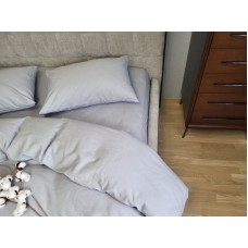 Комплект постільної білизни Сірий S147, Turkish flannel Комплект постільної білизни Сірий S147, Turkish flannel