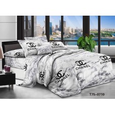 Комплект постільної білизни Chanel (Шанель), Sofia, двоспальний, Полікоттон, СПК-309 Комплект постільної білизни Chanel (Шанель), Sofia, двоспальний, Полікоттон, СПК-309