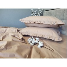 Комплект постільної білизни SOLO № S116, cotton з рюшею Комплект постільної білизни SOLO № S116, cotton з рюшею