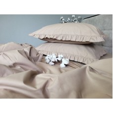 Комплект постільної білизни SOLO № S122, cotton з рюшею Комплект постільної білизни SOLO № S122, cotton з рюшею
