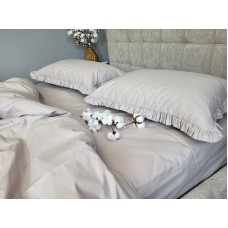 Комплект постільної білизни SOLO № S146, cotton з рюшею Комплект постільної білизни SOLO № S146, cotton з рюшею