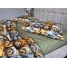 Комплект постільної білизни Ведмежата Стиляги Cotton 5D Хакі