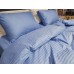 Комплект постільної білизни Cornflower Blue, Страйп сатин LUX, смужка 1 см, ТМ Комфорт-текстиль