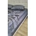 Комплект постільної білизни Stripe LUX GRAY SHADOW 1/1см