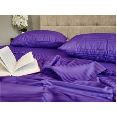 Комплект постільної білизни Stripe LUX ULTRA VIOLET 1/1см