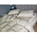 Комплект постільної білизни Stripe PREMIUM, BEIGE 2/2см