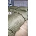 Комплект постільної білизни Stripe PREMIUM, KHAKI 2/2см