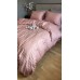 Комплект постільної білизни Stripe PREMIUM, POWDER PINK 2/2см