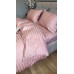 Комплект постільної білизни Stripe PREMIUM, POWDER PINK 2/2см