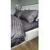 Комплект постільної білизни Stripe PREMIUM, ROYAL GRAY 2/2см
