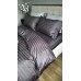 Комплект постільної білизни Stripe PREMIUM, ROYAL GRAY 2/2см