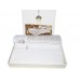 Скатертина Honey 160 x 220 см і 8 шт серветок, з вишивкою, ТМ Tabe Скатертина Honey 160 x 220 см і 8 шт серветок, з вишивкою, ТМ Tabe