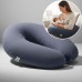 U-подібна подушка для вагітних SeiDesign 30 x 190 см, для сну та годування, бавовна, знімна наволочка, темно-сіра U-подібна подушка для вагітних SeiDesign 30 x 190 см, для сну та годування, бавовна, знімна наволочка, темно-сіра